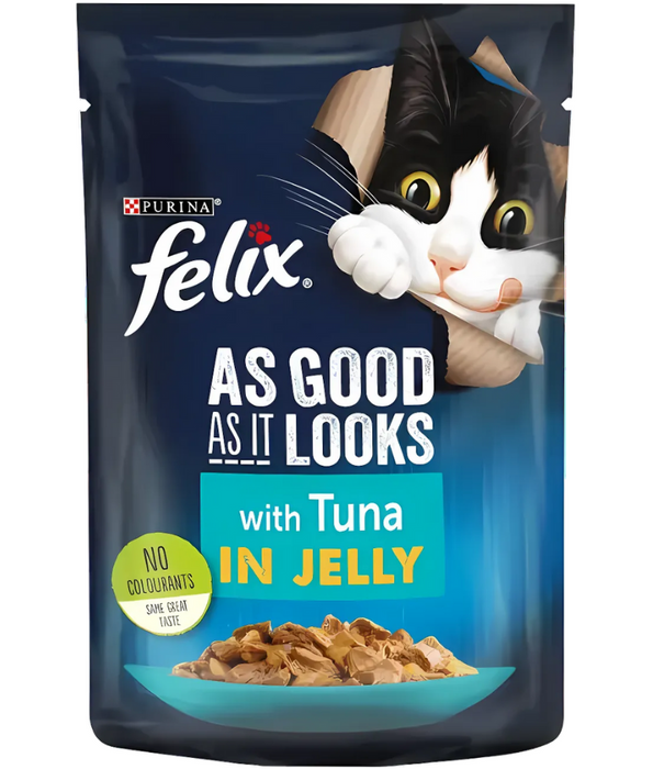 Purina - Felix As Good As It Looks Tuna In Jelly Wet Cat Food 85g
