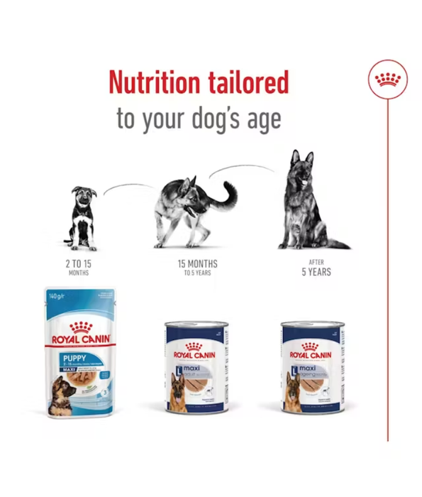 Royal Canin - Maxi Adult Wet Dog Food for Large Dogs, In Loaf - 410g
