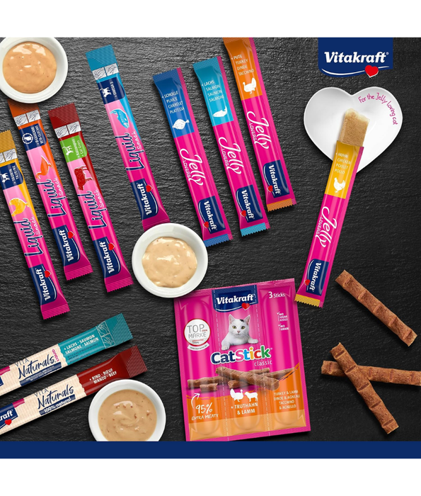 Vitakraft - Advent Calendar for Cats 2025, Premium Christmas Cat Treat Calendar - 24 Daily Snacks