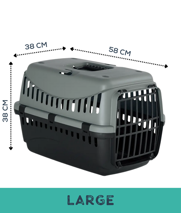 MP Bergamo – Gipsy ECO Dark Olive Green Plastic Door Pet Carrier – Small & Large