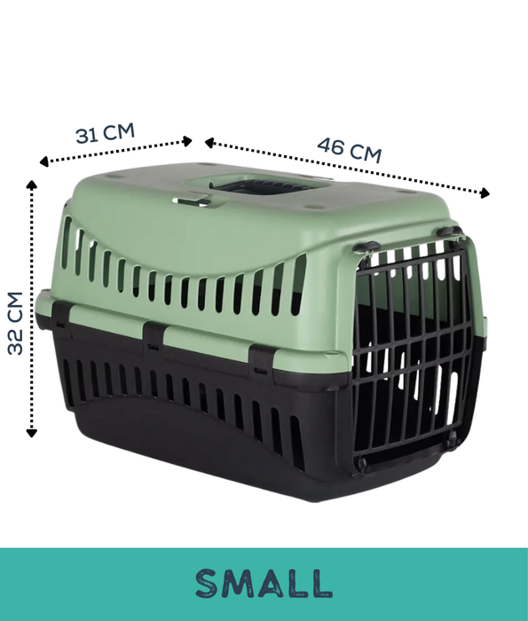 MP Bergamo – Gipsy ECO Salvia Plastic Door Pet Carrier – Small & Large