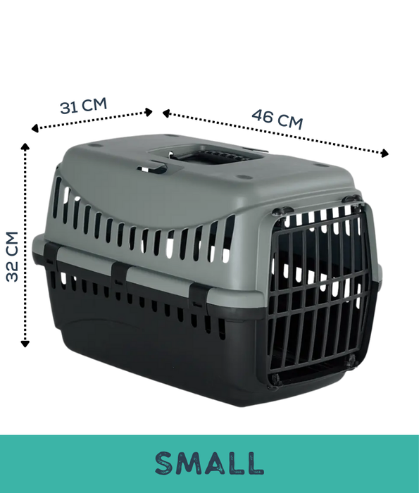 MP Bergamo – Gipsy ECO Dark Olive Green Plastic Door Pet Carrier – Small & Large