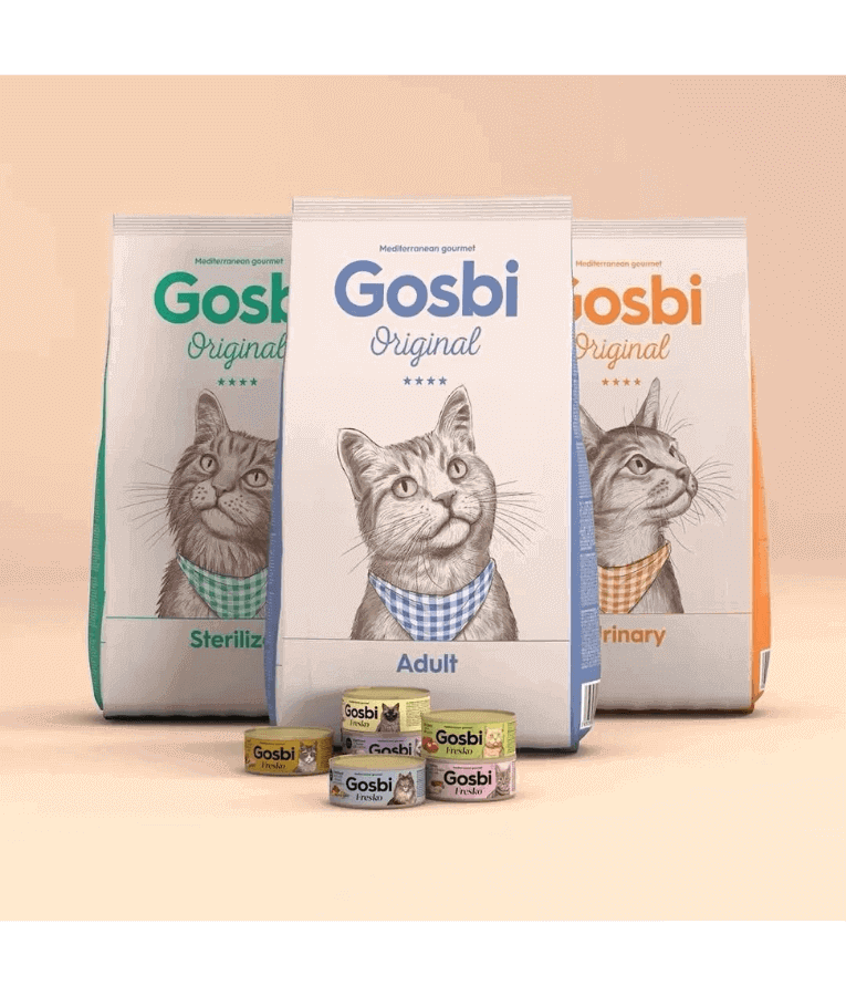 Gosbi - Original, Chicken, Salmon, and Tuna Kitten Dry Cat Food – Growth Formula 1kg
