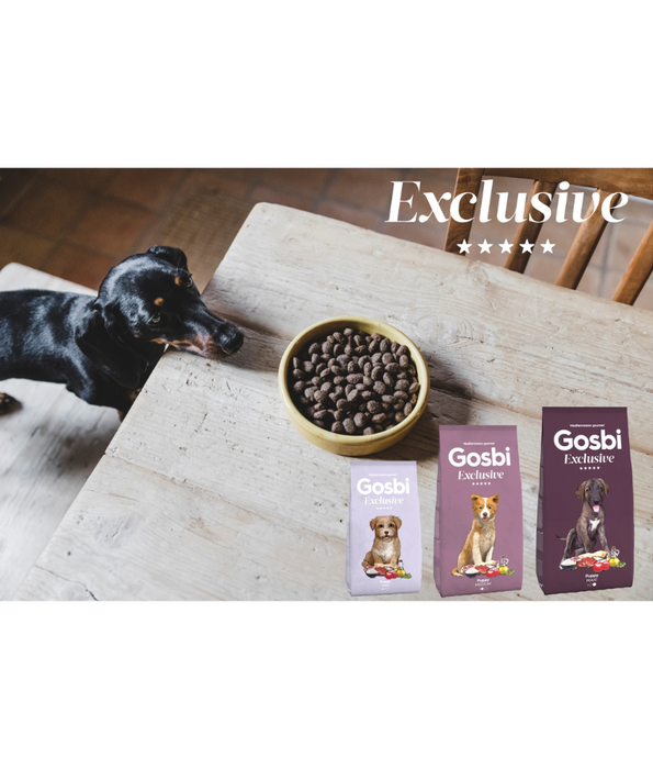 Gosbi - Exclusive, Hypoallergenic Chicken Puppy Dry Dog Food For Large Breeds 3kg-12kg