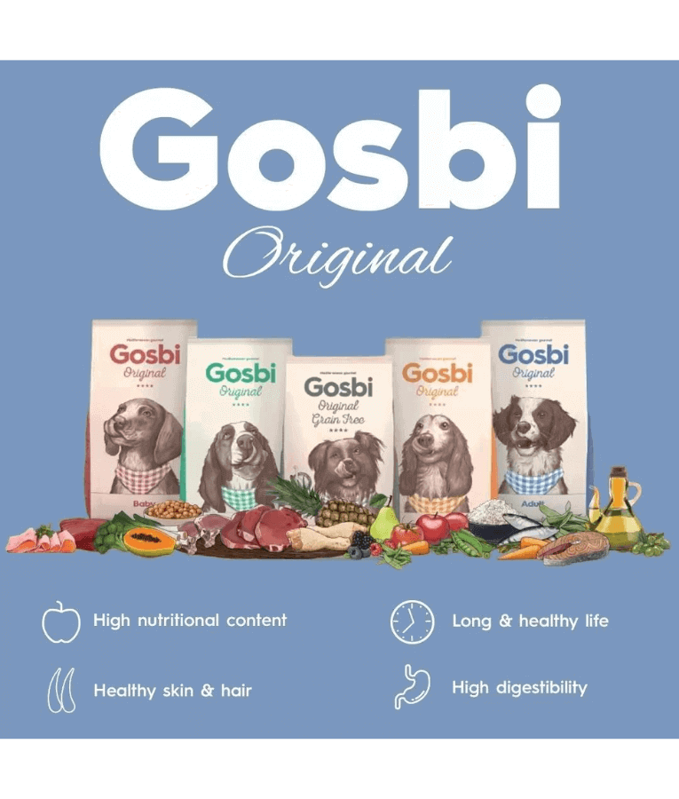 Gosbi - Original, Baby Chicken Dry Dog Food For All Breed 3kg-12kg