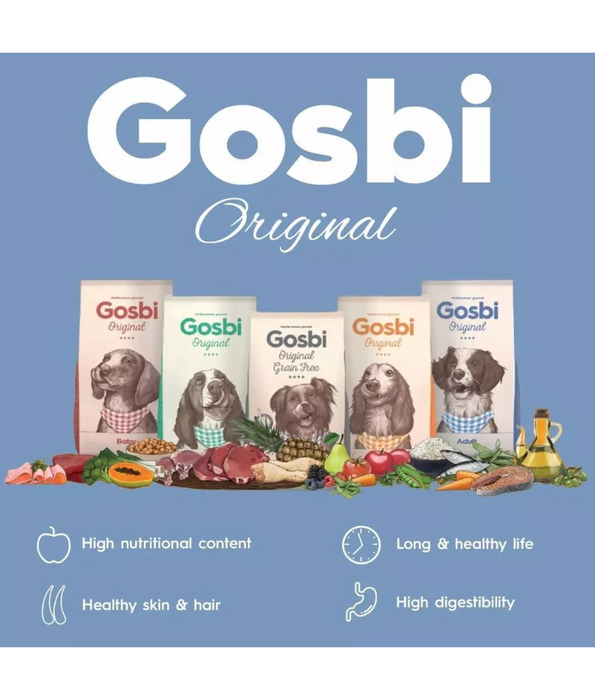 Gosbi - Original, Baby Chicken Dry Dog Food For All Breed 3kg-12kg