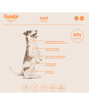 Gosbi - Original, Chicken Adult Dry Dog Food For Mini and Small Breeds 3kg-12kg