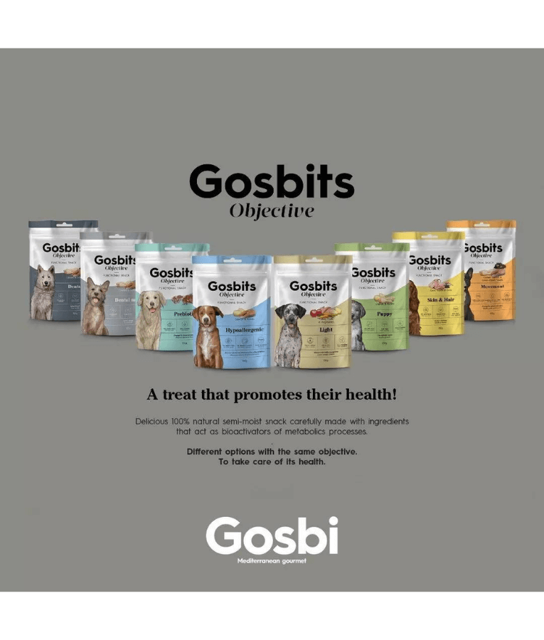 Gosbi - Gosbits Objective, Chicken Puppy Dog Treats For Development, All Natural 150g