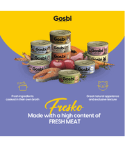 Gosbi - Fresko, Tuna, Chicken, and Milk Kitten Complementary Wet Cat Food – 70g