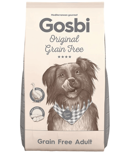 Gosbi - Original, Grain-Free Chicken, Goose & Sweet Potato Adult Dry Dog Food For All Breeds 3kg-12kg