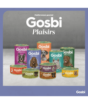 Gosbi - Plaisirs, Grain-Free Deer Complementary Wet Dog Food – Hypoallergenic, Monoprotein, All-Natural For Puppies & Adult Dogs185g