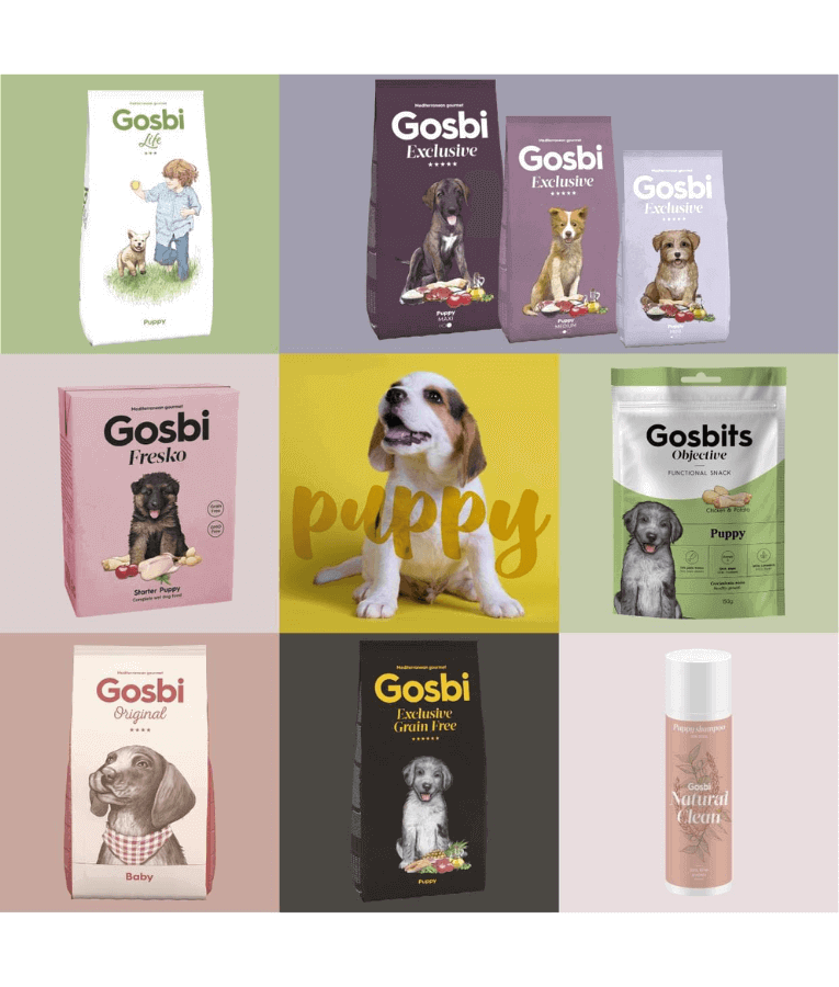 Gosbi - Exclusive, Hypoallergenic Chicken Puppy Dry Dog Food For Mini and Small Breeds 2kg-7kg