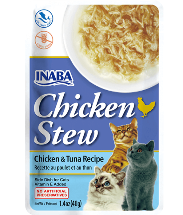 Inaba - Chicken Stew Chicken & Tuna Recipe, Grain-Free - 40g