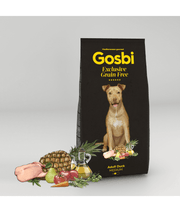 Gosbi - Exclusive Grain Free, Hypoallergenic Duck, Adult Dry Dog Food For Medium Breeds - 3kg, 12kg