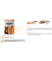 Gosbi - Gosbits Objective, Chicken & Salmon Adult Dog Treats – For Active Dogs & Joint Support, All Natural 150g