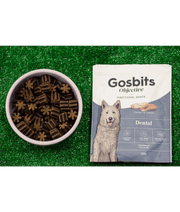 Gosbi - Gosbits Objective, Chicken & Salmon Adult Dog Treats – Dental, Reduce Bad Breath and Plaque Formation, All Natural 150g