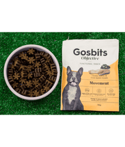 Gosbi - Gosbits Objective, Chicken & Salmon Adult Dog Treats – For Active Dogs & Joint Support, All Natural 150g