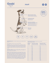 Gosbi - Original, Adult Chicken Dry Dog Food For Medium and Large Breeds 3kg-12kg