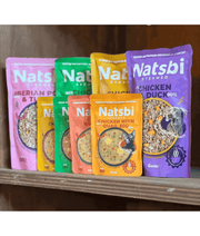Gosbi - Natsbi Steamed, Chicken and Lamb Fresh Dog Food For Adults and Puppies – Grain-Free, All Natural Meal 200g-500g
