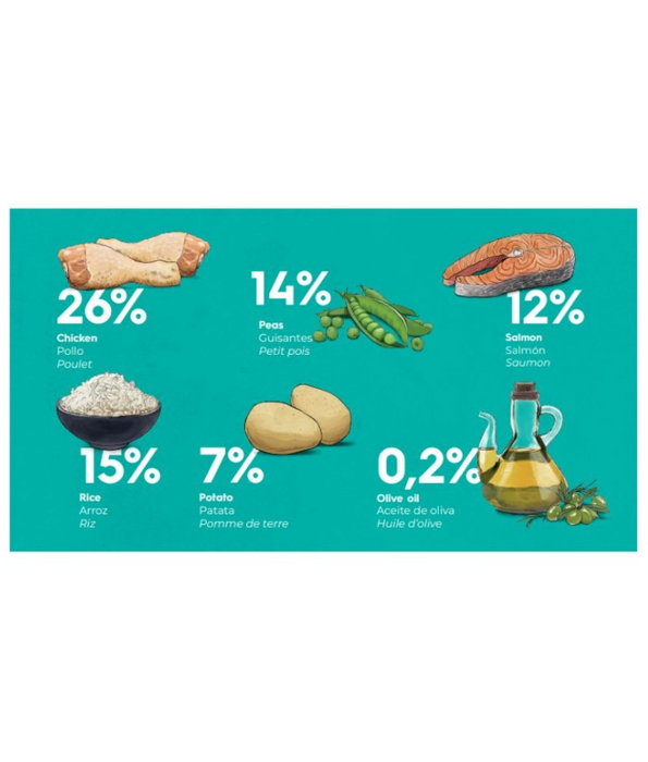 Gosbi - Exclusive, Chicken and Salmon Adult Dry Cat Food – Sterilized, Hair and Skin Support 1.5kg-6kg