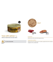 Gosbi - Fresko, Tuna and Salmon Adult Complementary Wet Cat Food – Grain-Free 70g