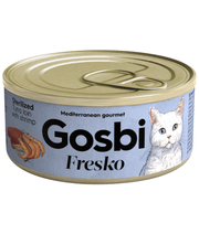 Gosbi - Fresko, Tuna and Shrimp Sterilized Complementary Adult Wet Cat Food – 70g
