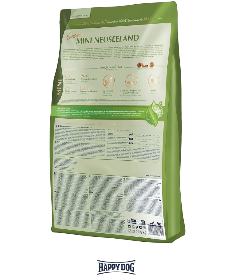 Happy Dog - Mini Neuseeland Lamm & Reis 4kg