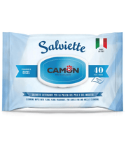 Camon - Salviette Cleansing Pet Wipes - Excel Scent Wipes - 40 Sheets packaging with ylang-ylang fragrance