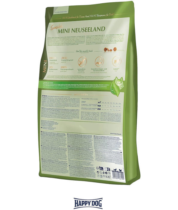Happy Dog - Mini Neuseeland Lamm & Reis 4kg