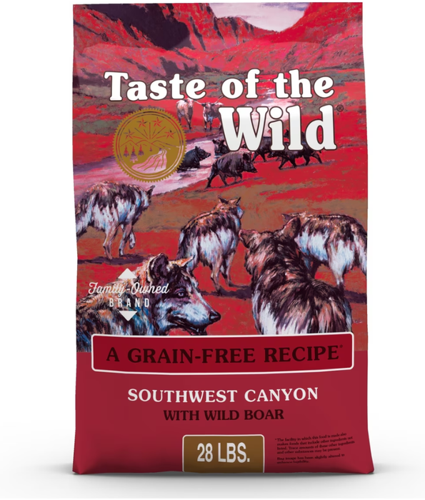Taste of the Wild - Southwest Canyon – Wild Boar, Beef & Lamb - Grain Free Dry Dog Food - 12.2kg
