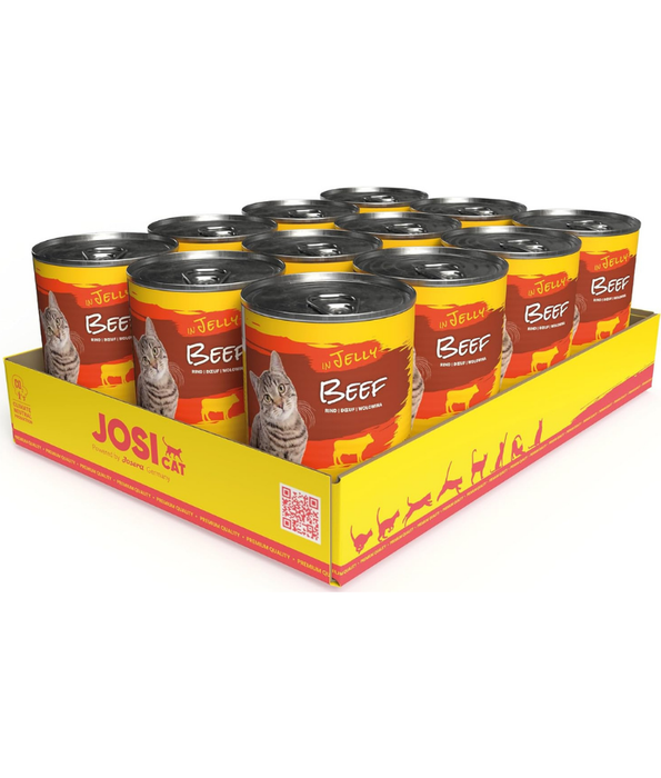 Josera - JosiCat Beef in Jelly, Grain-Free, Adult - Wet Cat Food - 400 g