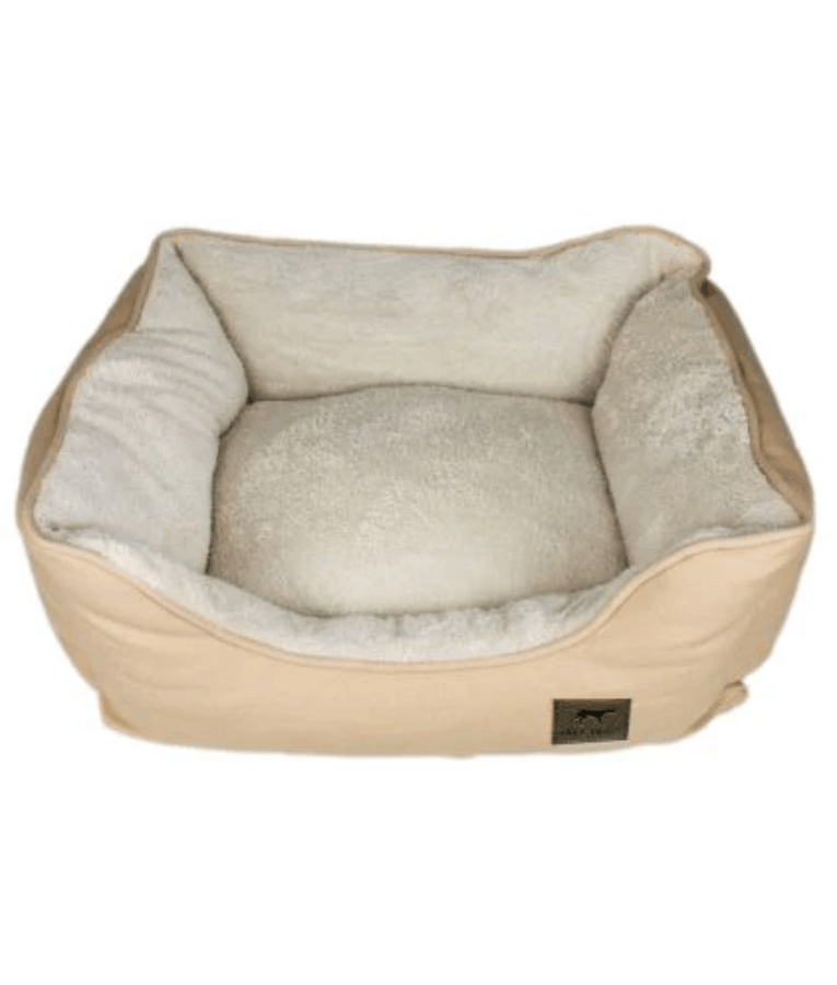 Tall Tails - Dream Chaser Bolster Dog Bed - Beige  - M, L