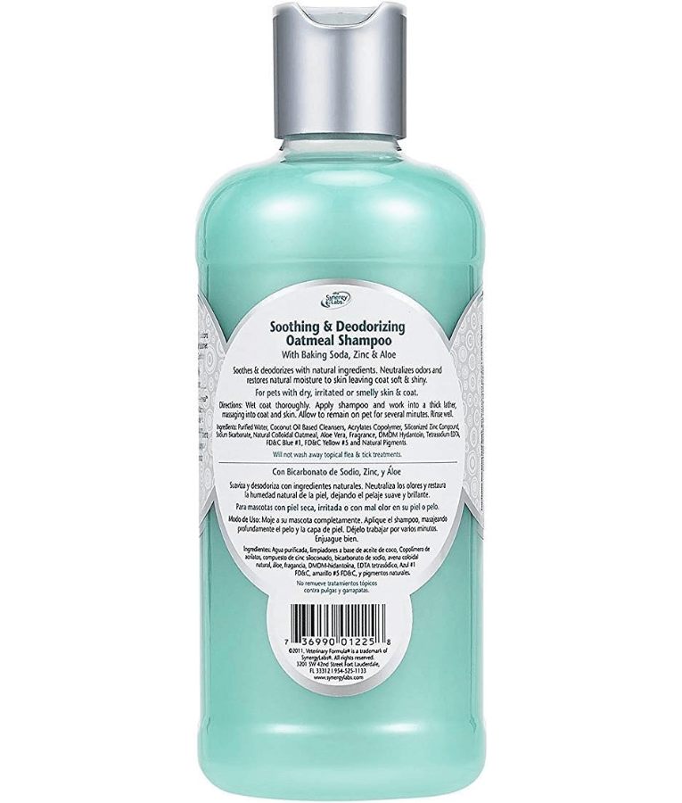 Synergy Labs - Veterinary Formula Solutions, Soothing and Deodorizing Shampoo For Cats & Dogs - 503ml