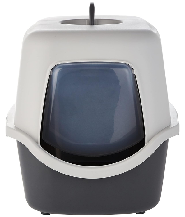 Trixie Vico Cat Litter Tray, With Hood White & Grey 58 x 30 x 39 cm