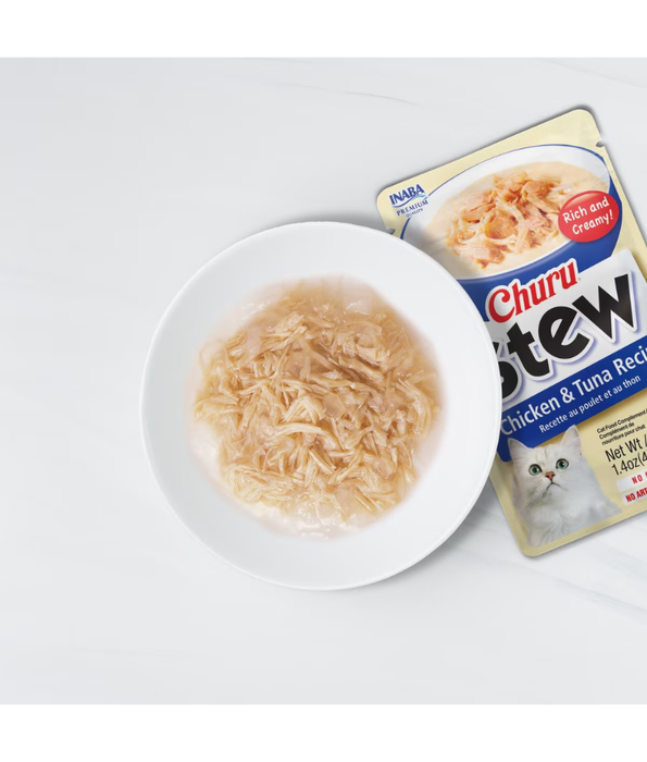 Inaba - Chicken Stew Chicken & Tuna Recipe, Grain-Free - 40g