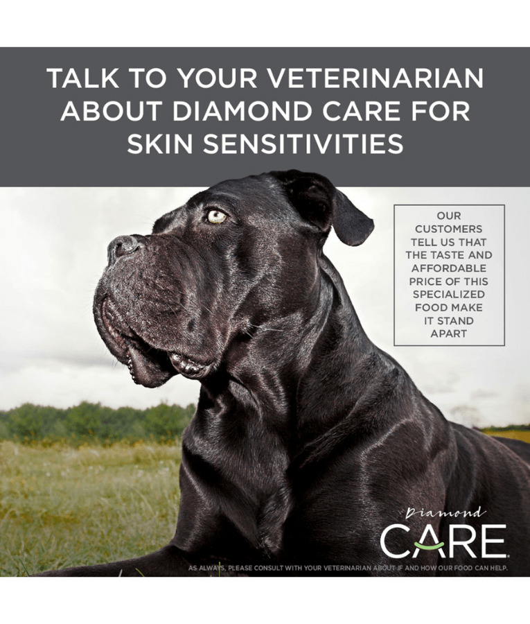 Diamond Care - Sensitive Skin Formula, Grain-Free Adult Dry Dog Food, Skin & Coat Support – 3.63 kg - 11.34 kg
