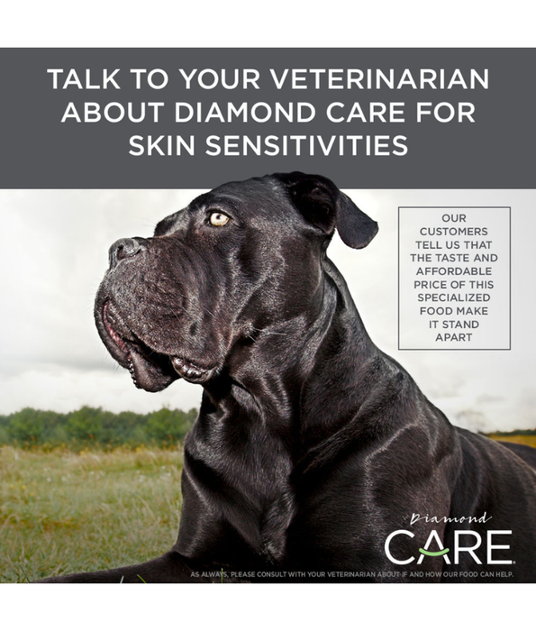 Diamond Care - Sensitive Skin Formula, Grain-Free Adult Dry Dog Food, Skin & Coat Support – 3.63 kg - 11.34 kg