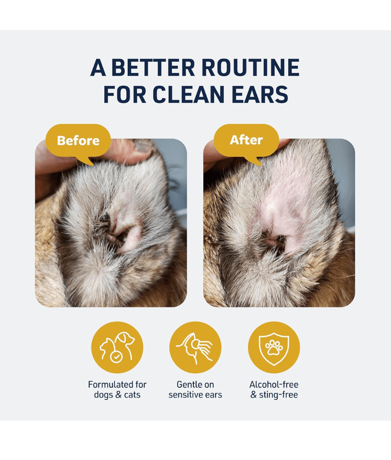 Synergy Labs - Veterinary Formula, Clinical Care Ear Therapy For Dogs & Cats - 946ml