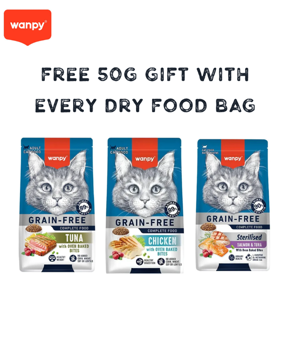 Wanpy Cat Dry Food 50G