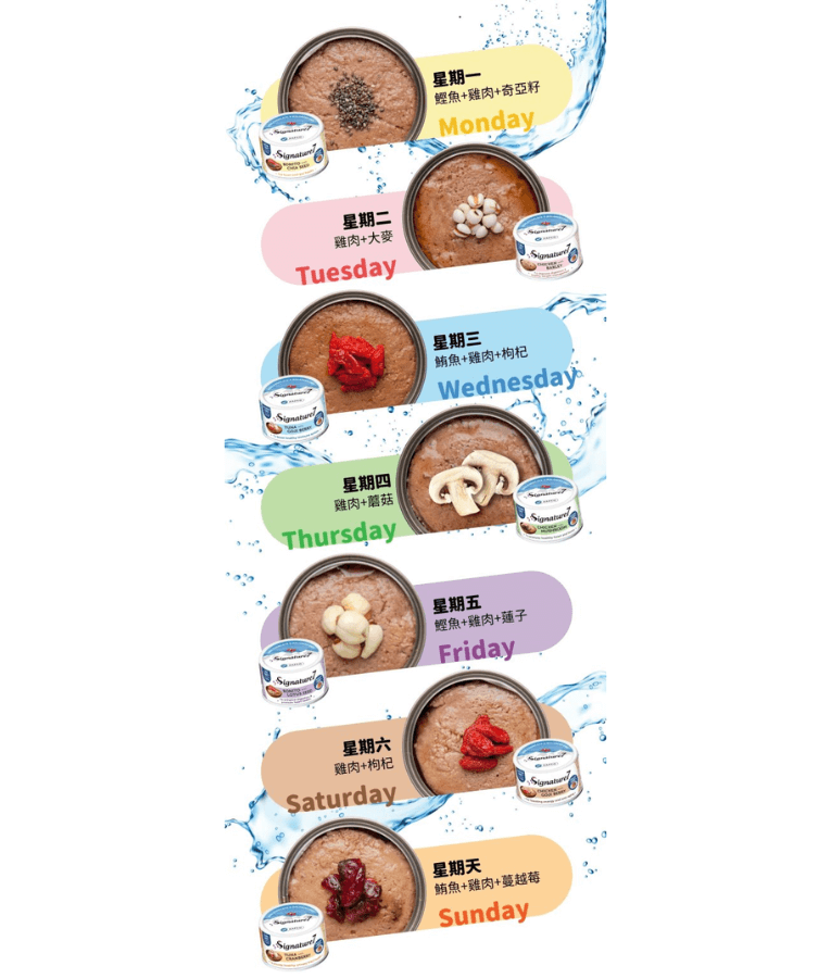 Signature7 Superfoods Pate Weekly Pack With Different Nutritional Benefits Cat Wet Food 7x80g