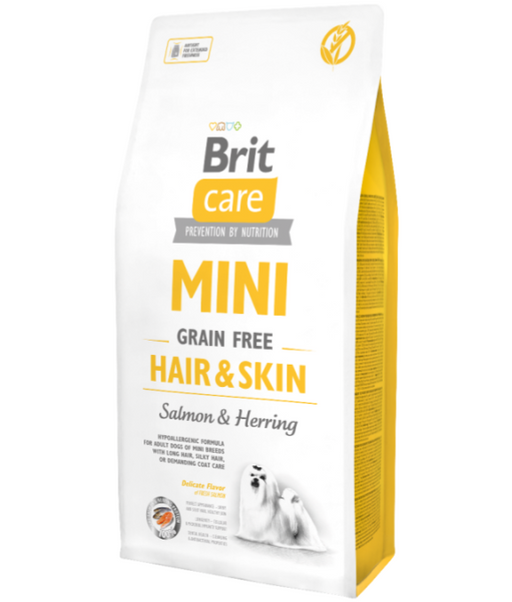 Brit Care - Mini Hair & Skin Grain Free Adult 2kg Brit Care