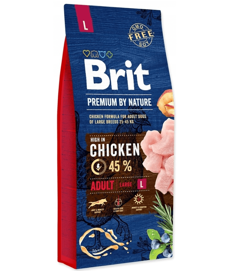 Brit Premium - Adult Large Breed With Chicken 3kg-15kg