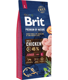 Brit Premium Brit Premium - Junior Large Breed With Chicken 3kg-15kg