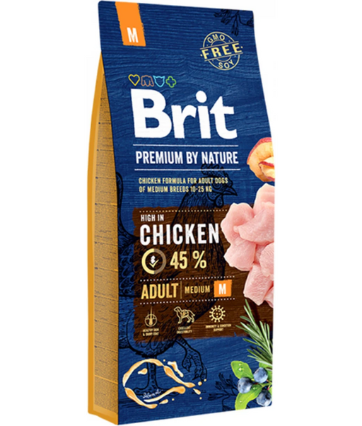 Brit Premium - Medium Breed Adult With Chicken 3kg-15kg Brit Premium