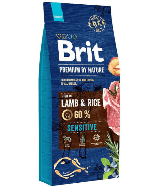 Brit Premium - Sensitive Lamb & Rice 8kg-15KG