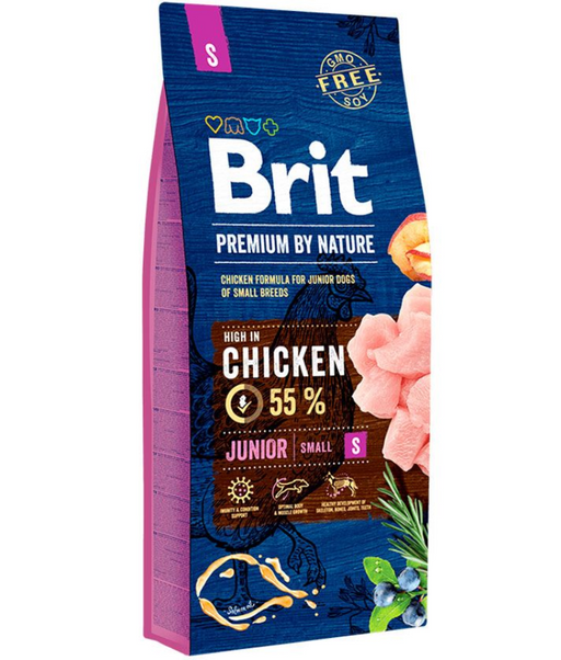 Brit Premium - Small Breed Junior Chicken (3Kg -8Kg) Brit Premium