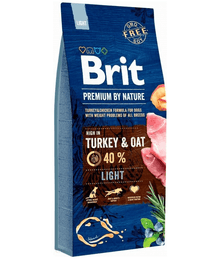 Brit Premium Brit Premium - By Nature Light Turkey & Oat 15kg