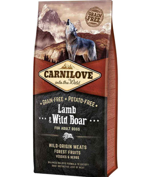 Carnilove - Lamb & Wild Boar For Adult Dogs 12kgs Carnilove