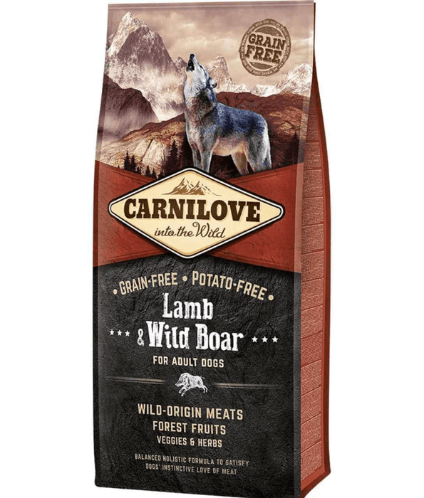 Carnilove - Lamb & Wild Boar For Adult Dogs 12kgs Carnilove