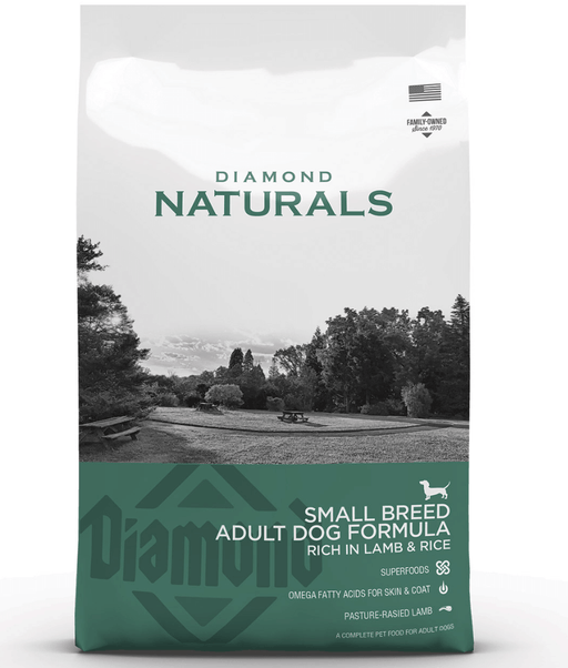 Diamond Natural Small Breed Adult Lamb Dog 2kg Petriotics